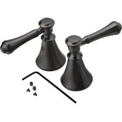 Click here to see Delta RP72749RB Delta Cassidy Venetian Bronze Metal Lever Handle Kit for 2497LF Two-Handle Kitchen Faucets, ADA-Compliant - RP72749RB