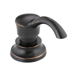 Click here to see Delta RP71543RB Delta Cassidy Venetian Bronze Soap/Lotion Dispenser with Refill Funnel, 13oz Capacity, 2-1/2in Deck Thickness - RP71543RB