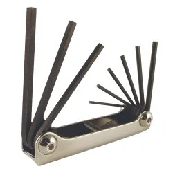 Click here to see Malco W19 Malco W19 Allen Wrench Set, Small Pocket Folding Hex Keys (9 Piece)