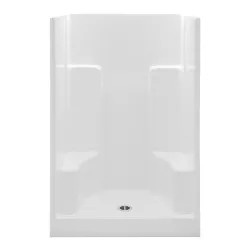 Click here to see Aquatic 1483SG-WH Aquatic Bath 1483SG-WH Everyday Smooth Wall Shower, 1-Piece - White