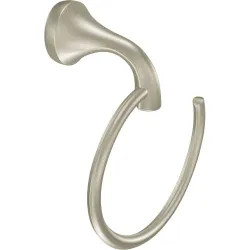 Click here to see Moen YB2886BN Moen YB2886BN Eva Hand Towel Ring, Brushed Nickel