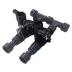 Click here to see Commodity  2-Valve Sprinkler Manifold Setup without Flow Control - Rain Bird 1