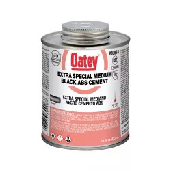 Click here to see Oatey 30918 Oatey 30918 Extra Special Medium Black ABS Cement, Pint