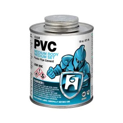 Click here to see Commodity  1/2 Pint PVC Clear Cement