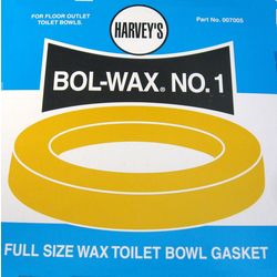 Click here to see Harvey 007005-48 Bol-Wax #1 Standard Gasket Wax Ring
