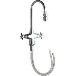 Click here to see Chicago Faucet 929-E22CP Chicago Faucets 929-E22CP Hot and Cold Water Mixing Faucet