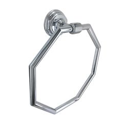Click here to see Kohler 13112-CP Kohler K-13112-CP Pinstripe Towel Ring - Polished Chrome