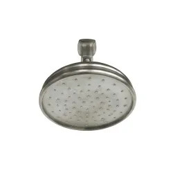 Click here to see Kohler 13692-BN Kohler 8in Round Single-Function Rain Shower Head with MasterClean Spray Face, Katalyst Technology, 2.5 GPM, Vibrant Brushed Nickel - K-13692-BN