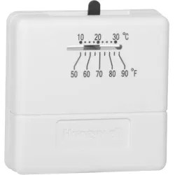 Click here to see Honeywell T812A1002 Resideo Single Stage 1 Heat Thermostat, Premier White - T812A1002
