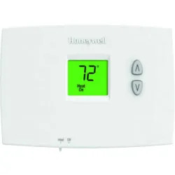 Click here to see Honeywell TH1100DH1004 Honeywell PRO 1000 Horizontal Mount Non-Programmable Thermostat For Heat Only Systems, Premier White - TH1100DH1004
