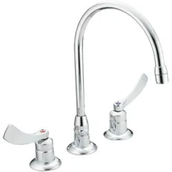 Click here to see Moen 8225SMF15 Moen 8225SMF15 Two-Handle Bar/Pantry Faucet with Spout - Chrome, 1.5 GPM