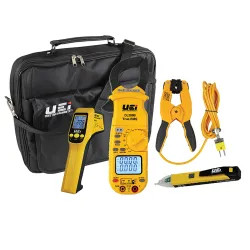 Click here to see Uei HVACKIT PRO UEi HVAC Tester Kit (ATTPC3, DL389B, INF195C, NCV3, AC73 Case) - HVACKIT PRO