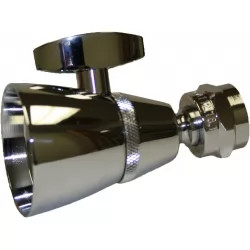 Click here to see Commodity  1-3/4in Chrome Plated 2.5 GPM Shower Head with Adjustable Knob