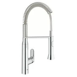 Click here to see Grohe 31380000 Grohe K7 Single Handle Semi-Pro Pull-Down Kitchen Faucet, StarLight Chrome - 31380000