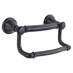 Click here to see Delta 41350-RB Delta Décor Assist Traditional Toilet Paper Holder With Assist Barr, Wall-Mounted, Venetian Bronze - 41350-RB