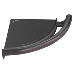 Click here to see Delta 41516-RB Delta Decor Assist Contemporary Corner Shelf with Assist Bar, Venetian Bronze - 41516-RB