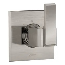 Click here to see Delta T11867-SS Delta Ara Single-Handle 3-Function Diverter Valve Trim, Lever Handle, 2-Port, Stainless Steel - T11867-SS