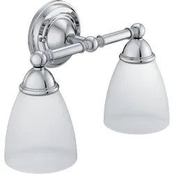 Click here to see Moen YB2262CH Moen YB2262CH Brantford Chrome Bath Lighting