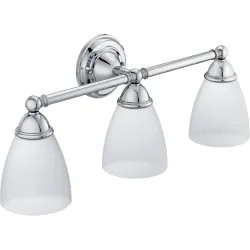 Click here to see Moen YB2263CH Moen YB2263CH Brantford Chrome Bath Lighting