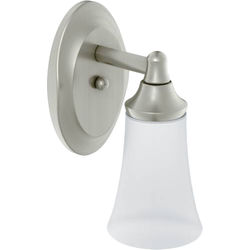 Click here to see Moen YB2861BN Moen YB2861BN Brushed Nickel Eva One-Globe Bath Light Fixture