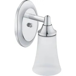 Click here to see Moen YB2861CH Moen YB2861CH Eva Chrome One-Globe Bath Light Fixture