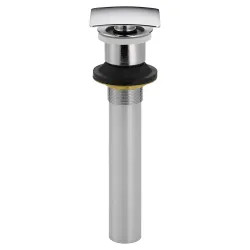 Click here to see Delta 72174 Delta 72174 Chrome Push Pop–Up Lavatory Drain Less Overflow