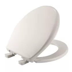 Click here to see Bemis 200SLOWT-000 Bemis Affinity Round Toilet Seat With Cover, Plastic - White (200E3-000)