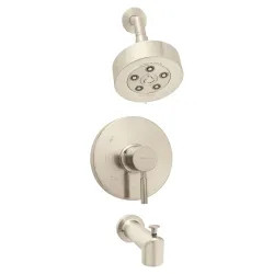 Click here to see Speakman SM-1030-P-BN Speakman Neo Tub/Shower Faucet with 2.5 GPM Multi-Function Shower Head, Pressure Balance Valve, Brushed Nickel - SM-1030-P-BN