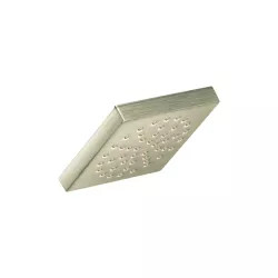 Click here to see Moen S6340EP15BN Moen 90 Degree 6in Single-Function Rainshower Shower Head, Square, Immersion Technology, LifeShine, Eco-Performance, 1.5 GPM, Brushed Nickel - S6340EP15BN