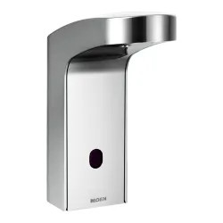Click here to see Moen 8551AC Moen 8551AC M-Power Electronic Modern Hands-Free Sensor Lavatory Faucet w/ AC Adapter, Non-Mixing, Chrome