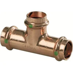 Click here to see Commodity  Viega 77412 ProPress 1-Inch Copper Tee, Smart Connect, Zero Lead