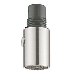 Click here to see Grohe 46857DC0 GROHE 46857DC0 Universal Pull-Out Spray Showerhead, SuperSteel
