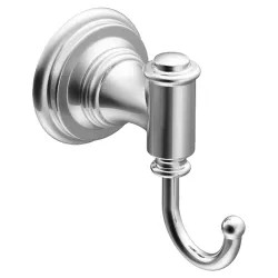 Click here to see Moen Creative Specialties DN9103CH Moen DN9103CH Ellsworth Single Robe Hook, Chrome