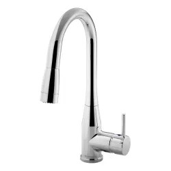 Click here to see Symmons S-2302-PD Symmons Sereno Single Handle Pull-Down Kitchen Faucet, Chrome - S-2302-PD