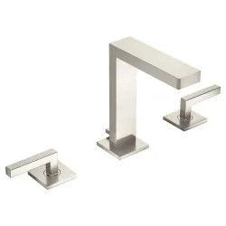 Click here to see Symmons SLW-3612-STN Symmons Duro Two-Handle Widespread Lavatory Faucet with Lift Rod and Metal Drain Assembly, 2.2 GPM, Satin Nickel - SLW-3612-STN