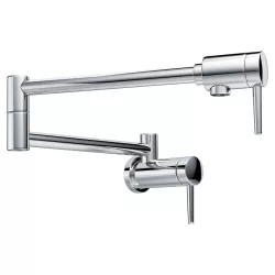 Click here to see Delta 1165LF Delta Contemporary Wall-Mount Pot Filler Faucet, Chrome - 1165LF