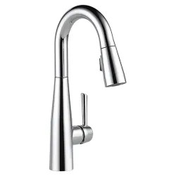 Click here to see Delta 9913-DST Delta Essa Single Handle Pull-Down Bar/Prep Faucet, Chrome - 9913-DST