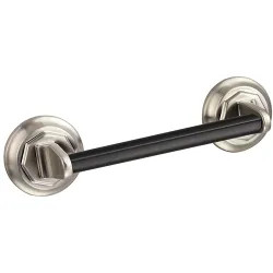 Click here to see Brizo 699161-NKBL Brizo Rook Drawer Pull, Metal Construction, Brilliance Luxe Nickel/Matte Black -699161-NKBL