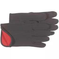 Click here to see Boss 4027 Boss 4027 Protective Gloves, Large, Jersey, Brown, Red Fleece Lining