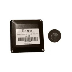 Click here to see Rohl AS450TCB Rohl Air Activated Switch with Button and Control Box for Garbage Disposals, Tuscan Brass - AS450TCB
