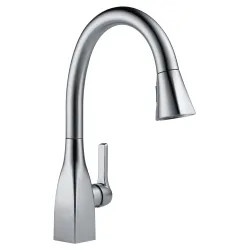 Click here to see Delta 9183-AR-DST Delta Mateo Pull-Down Kitchen Faucet With ShieldSpray, Single-Handle, Diamond Seal, MagnaTite, ADA, 1.8 GPM - Arctic Stainless - 9183-AR-DST