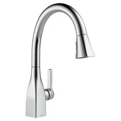 Click here to see Delta 9183-DST Delta Mateo Pull-Down Kitchen Faucet With ShieldSpray, Single-Handle, Diamond Seal, MagnaTite, ADA, 1.8 GPM - Chrome - 9183-DST