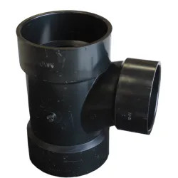Click here to see Commodity  4 x 4 x 3 Inch ABS Sanitary Tee, ABS Construction