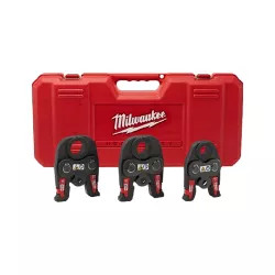 Click here to see Milwaukee 49-16-2696 Milwaukee 49-16-2696 M18 Black Iron Press Jaw Kit, 1/2