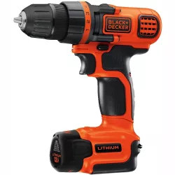 Click here to see Black & Decker LDX112C Black & Decker LDX112C Cordless Drill/Driver, 12 V, Li-Ion, 3/8 in Keyless Chuck, 0 - 600 rpm