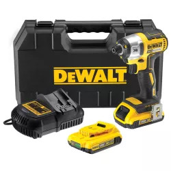 Click here to see Dewalt DCF886D2 Dewalt DCF886D2 Brushless Impact Driver Kit, 20 V 2 Ah, 0 - 3200 bpm