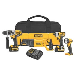 Click here to see Dewalt DCK490L2 Dewalt DCK490L2 Combo Kit, 10 Pieces, 20 V Li-Ion, 3 Ah