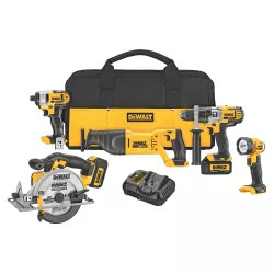 Click here to see Dewalt DCK590L2 Dewalt DCK590L2 Combo Kit, 12 Pieces, 20 V Li-Ion, 3 Ah