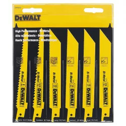 Click here to see Dewalt DW4856 Dewalt DW4856 Bi-Metal Reciprocating Saw Blade Set, 6 Pieces