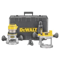 Click here to see Dewalt DW616PK Dewalt DW616PK Fixed Base Router Combo Kit, 11 A, 1-3/4 hp, 24500 rpm